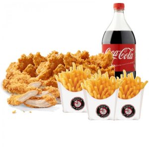 Menus Poulets frites 